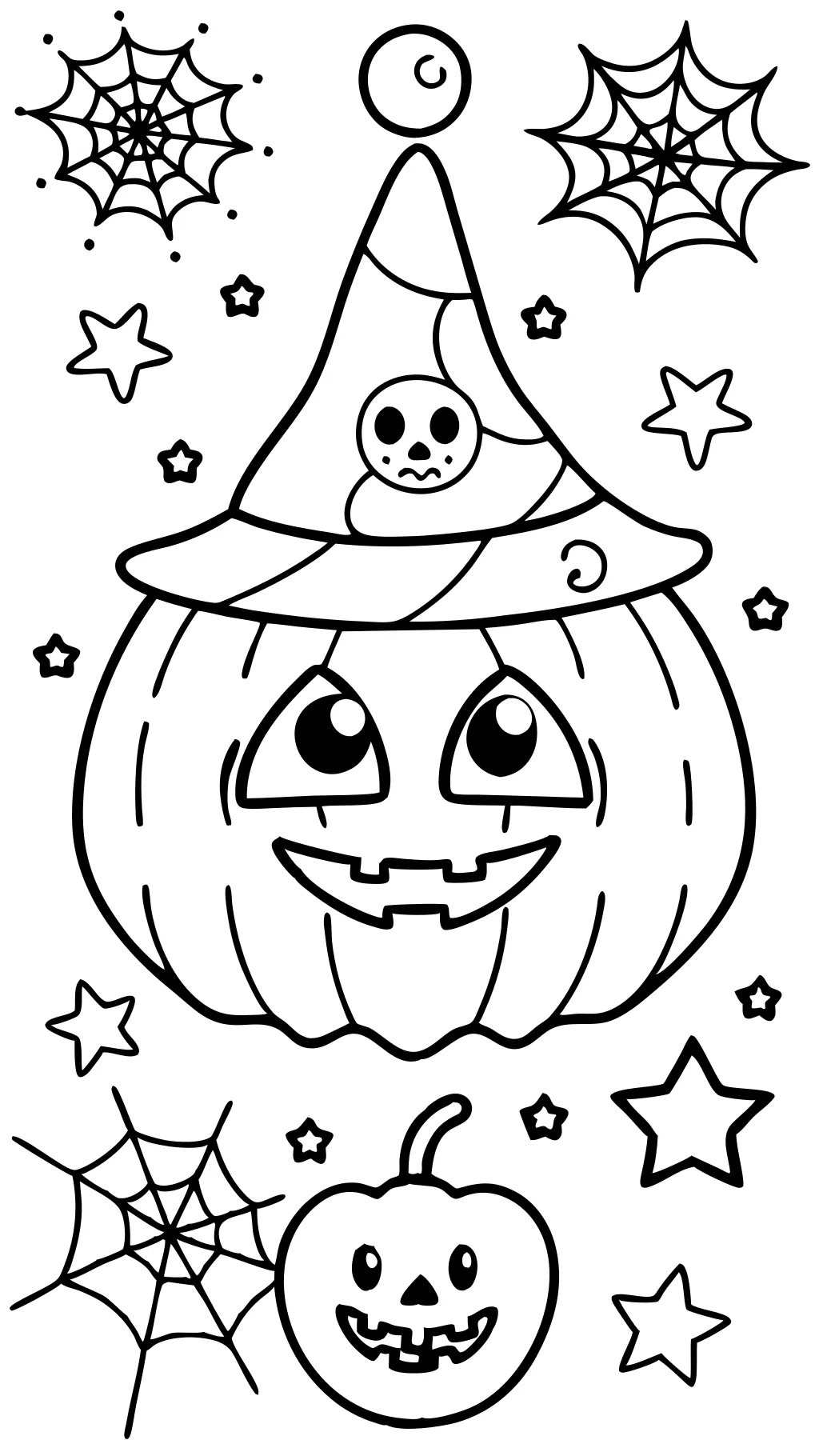 halloween free printables coloring pages